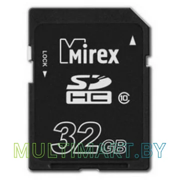 Карта памяти Mirex SDHC Class 10 32GB (13611-SD10CD32)